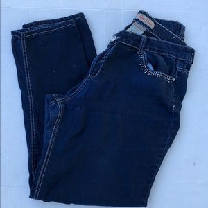 Elite jeans womens blue jeans sz 14.